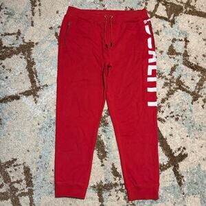Cult Of Individuality Sweatpants Size XL Red Streetwear Designer